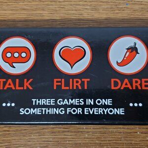 Card Game - Talk, Flirt, Dare - Three Games in One - Complete - Like New